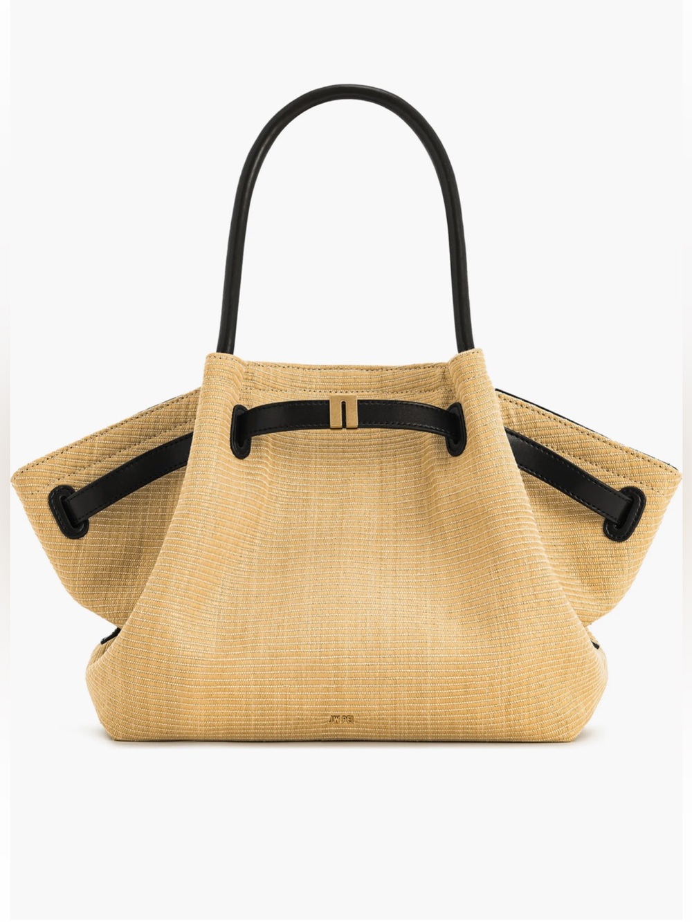 JW PEI Medium Hana Faux Straw Tote NWT
